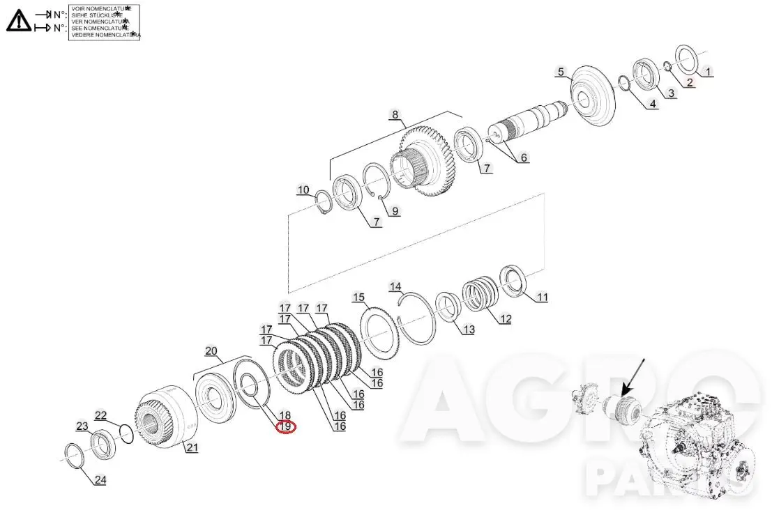797109, Уплотнительное кольцо, Manitou