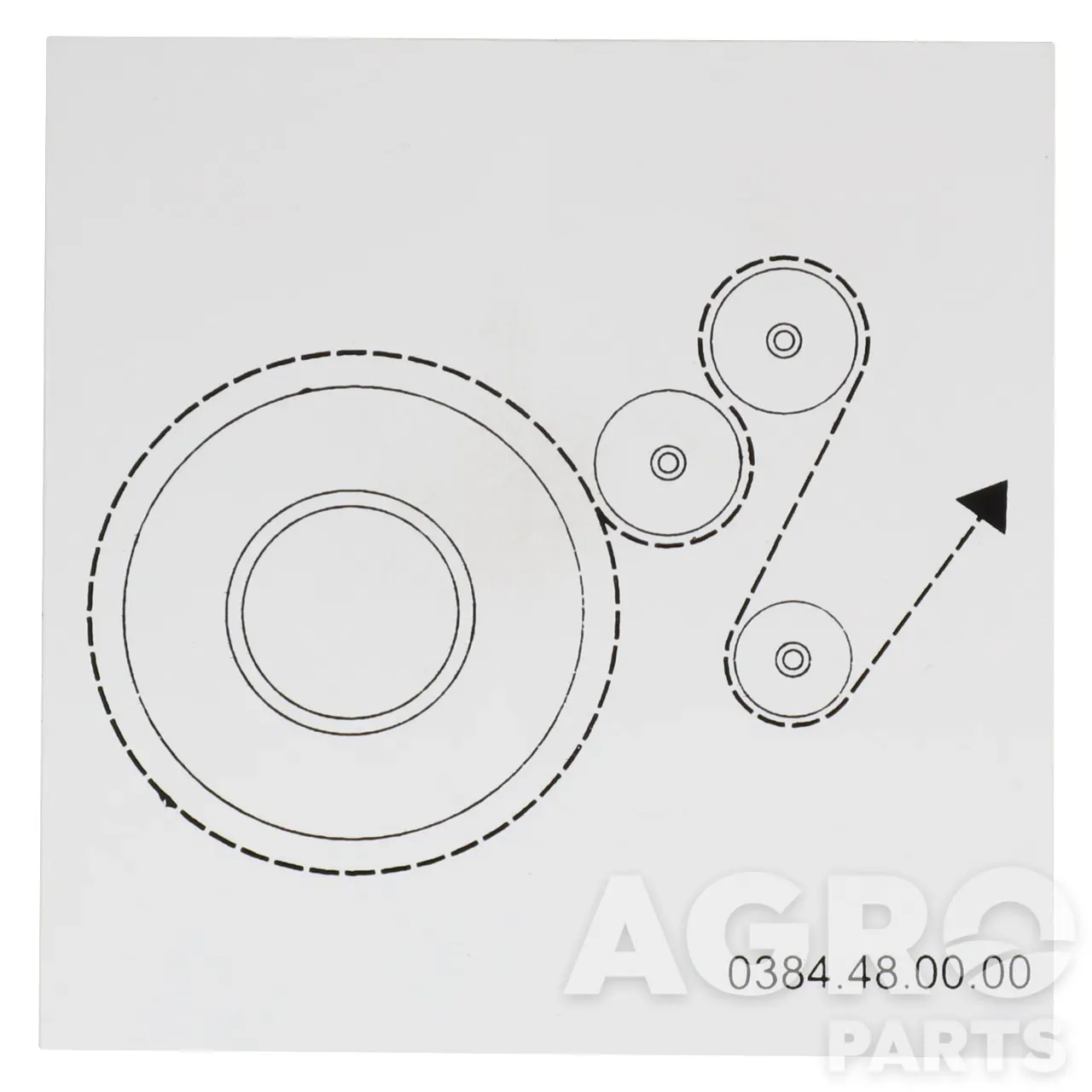 0384-48-00-00, Клейкая пленка, AGCO