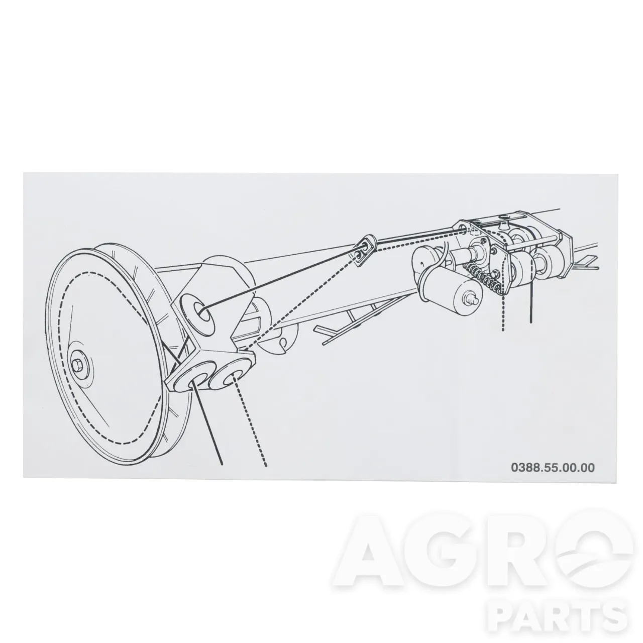 0388-55-00-00, Клейкая пленка, AGCO