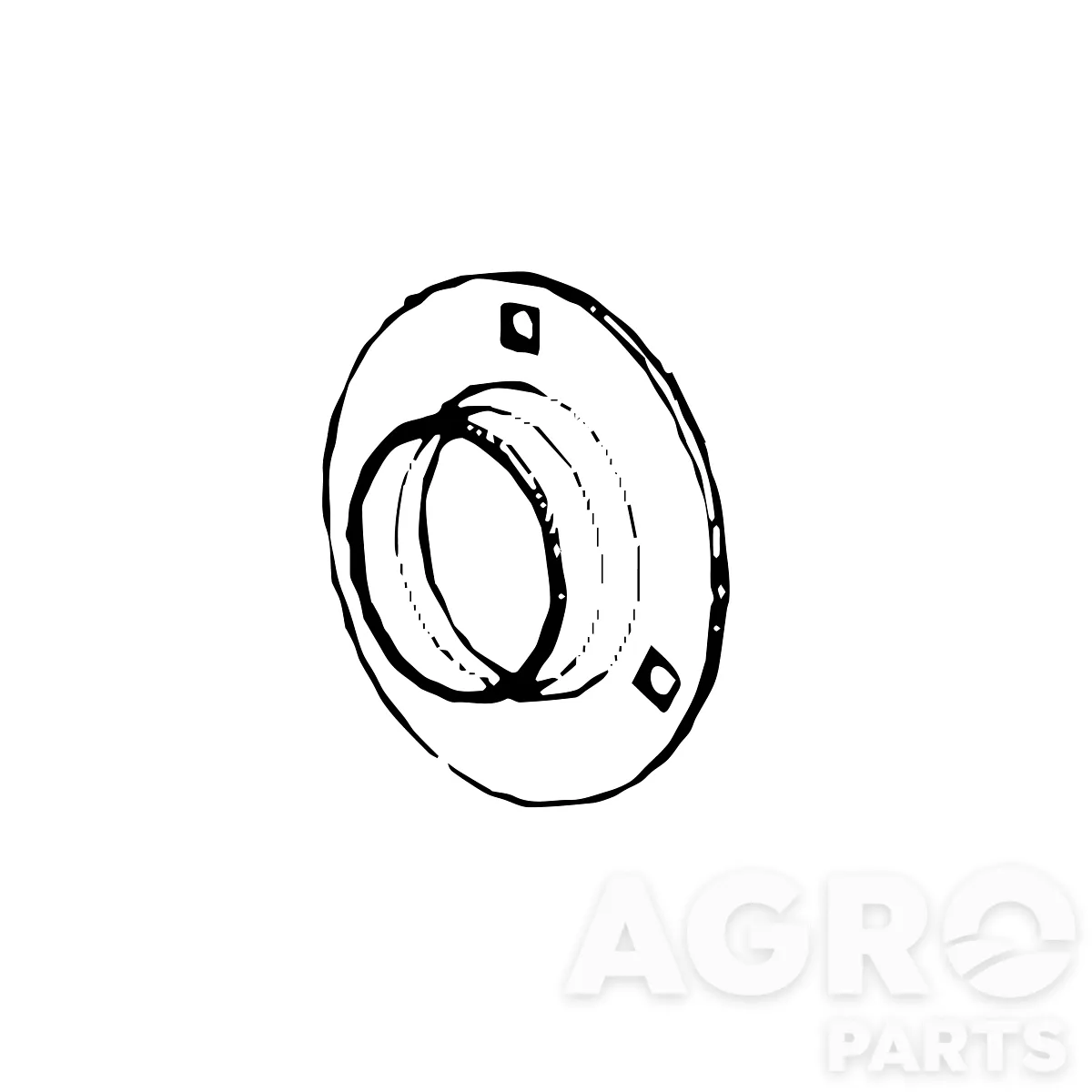 AE26118, Формован, фланцевый корпус, John Deere