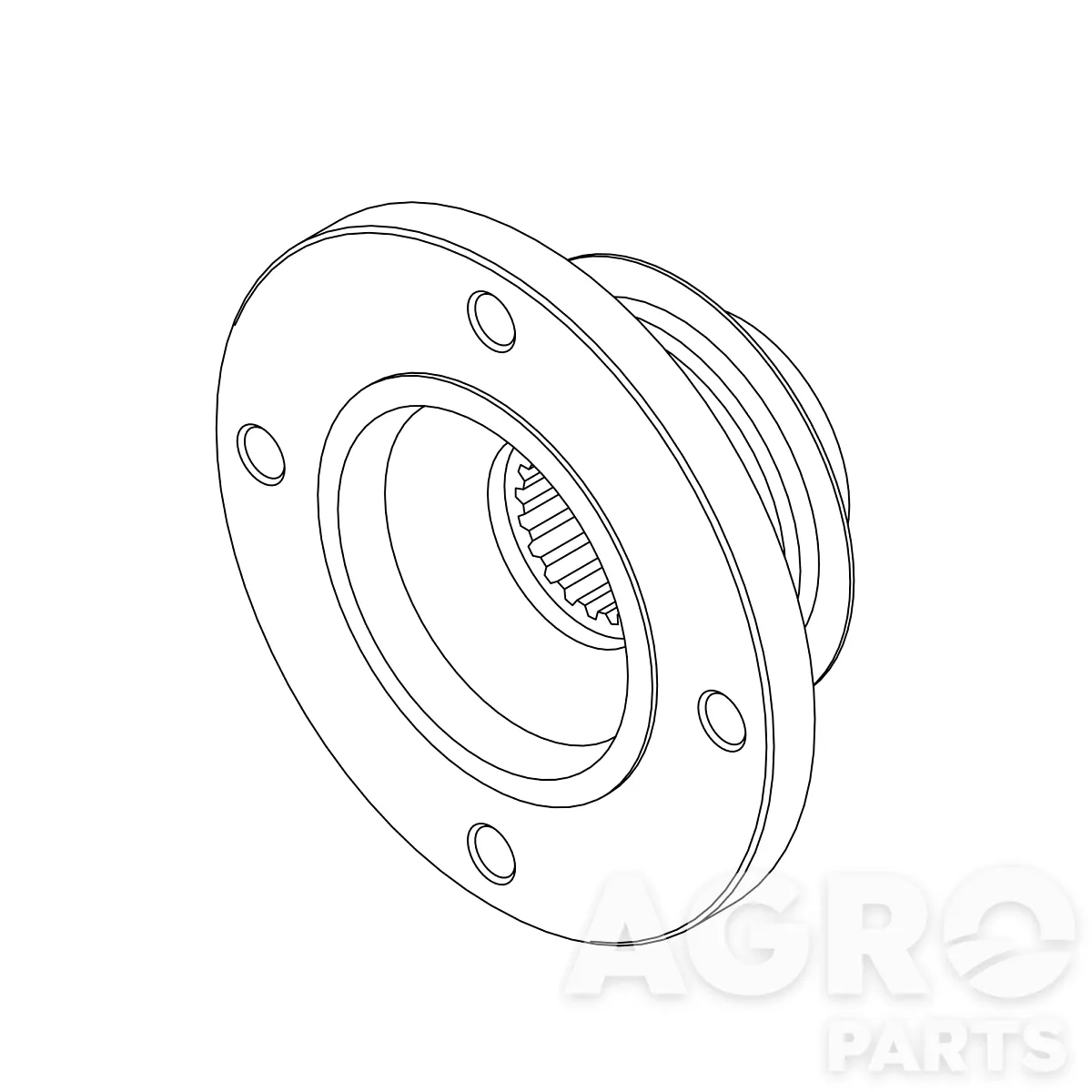 AL160117, Фланец, John Deere