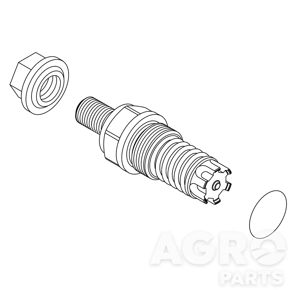 AT443488, Редукционный клапан, John Deere