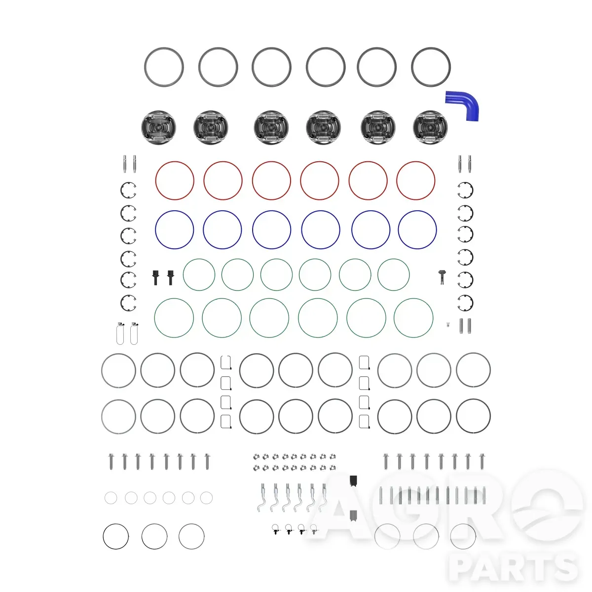 DZ110431, Компл, для рем, двигат,, John Deere