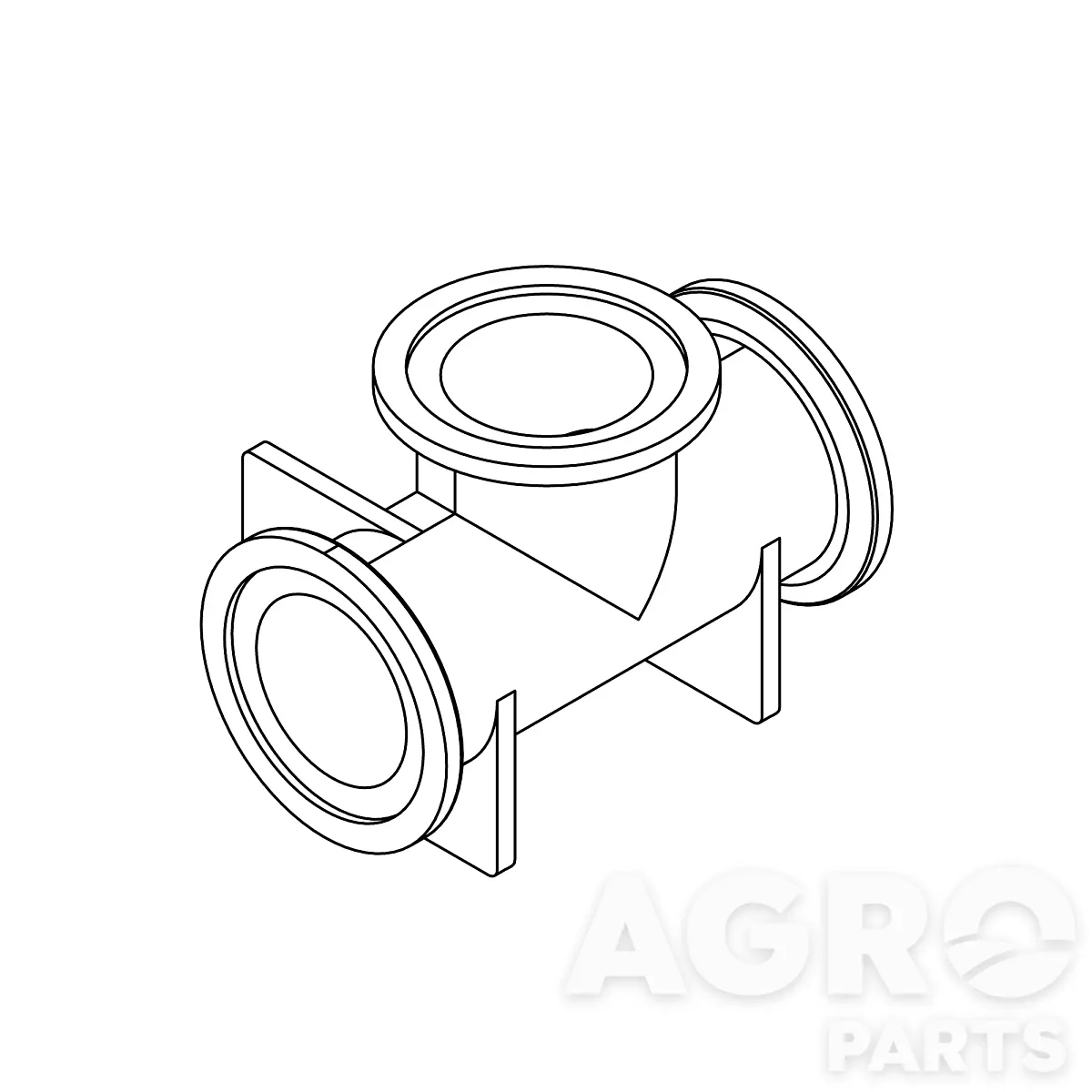 PMM220TEE, Тройник, John Deere