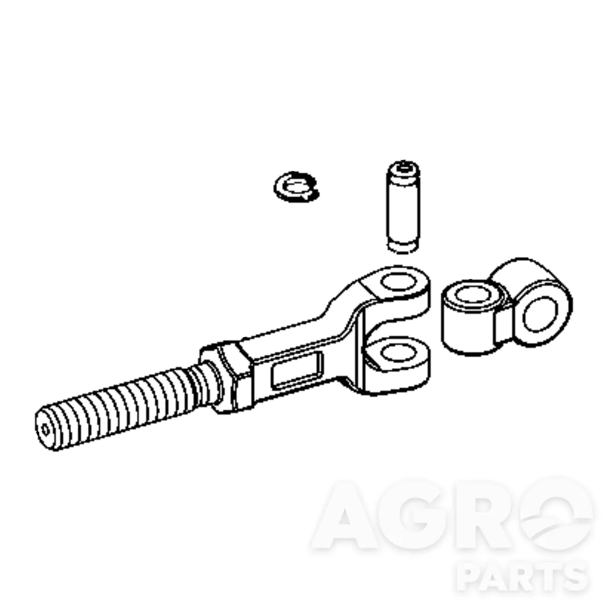 RE206750, Конец  тяги, John Deere