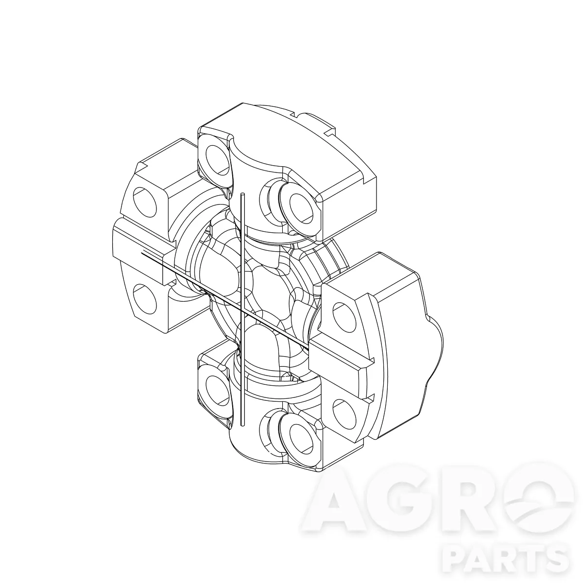 RE307561, Универсальный шарнир, John Deere