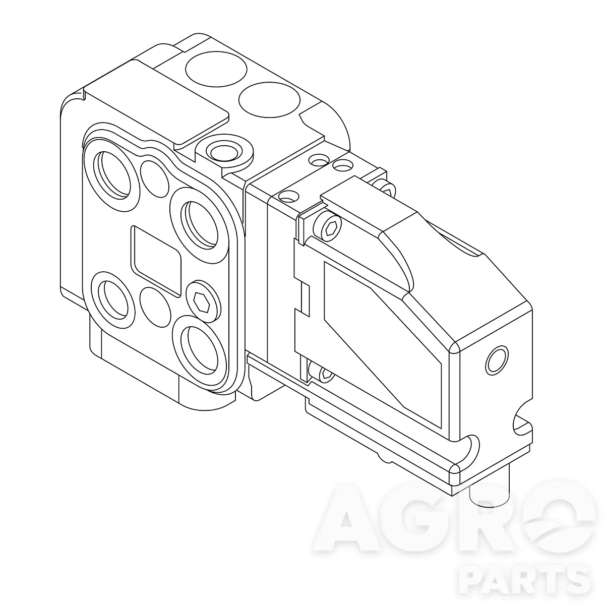 RE333007, Электро-гидр,  проп,  клап,, John Deere