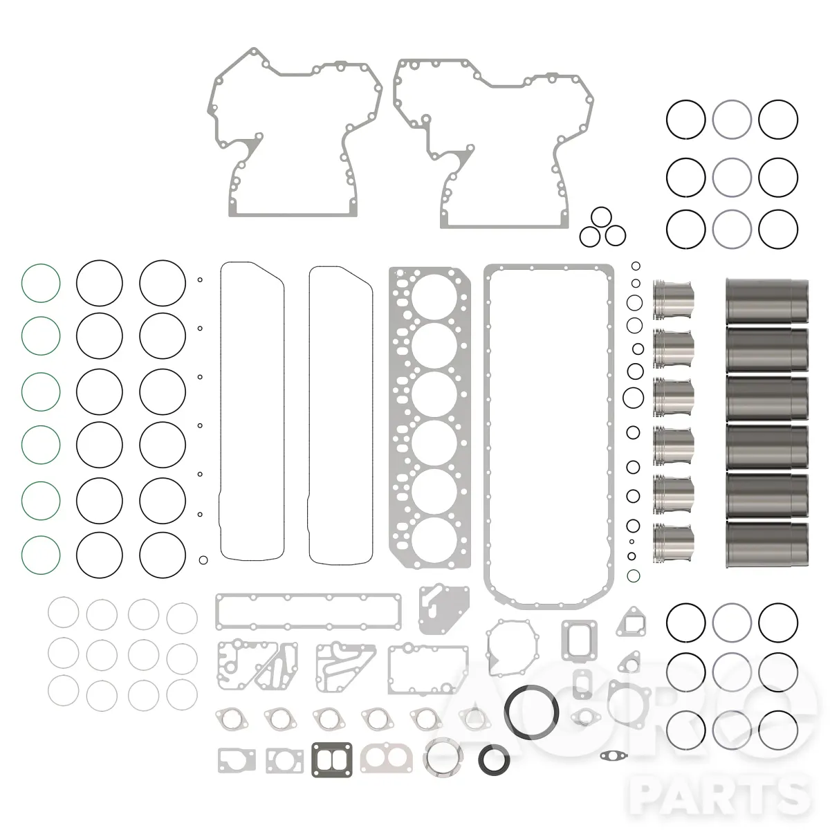 RE527834, Компл, для рем, двигат,, John Deere