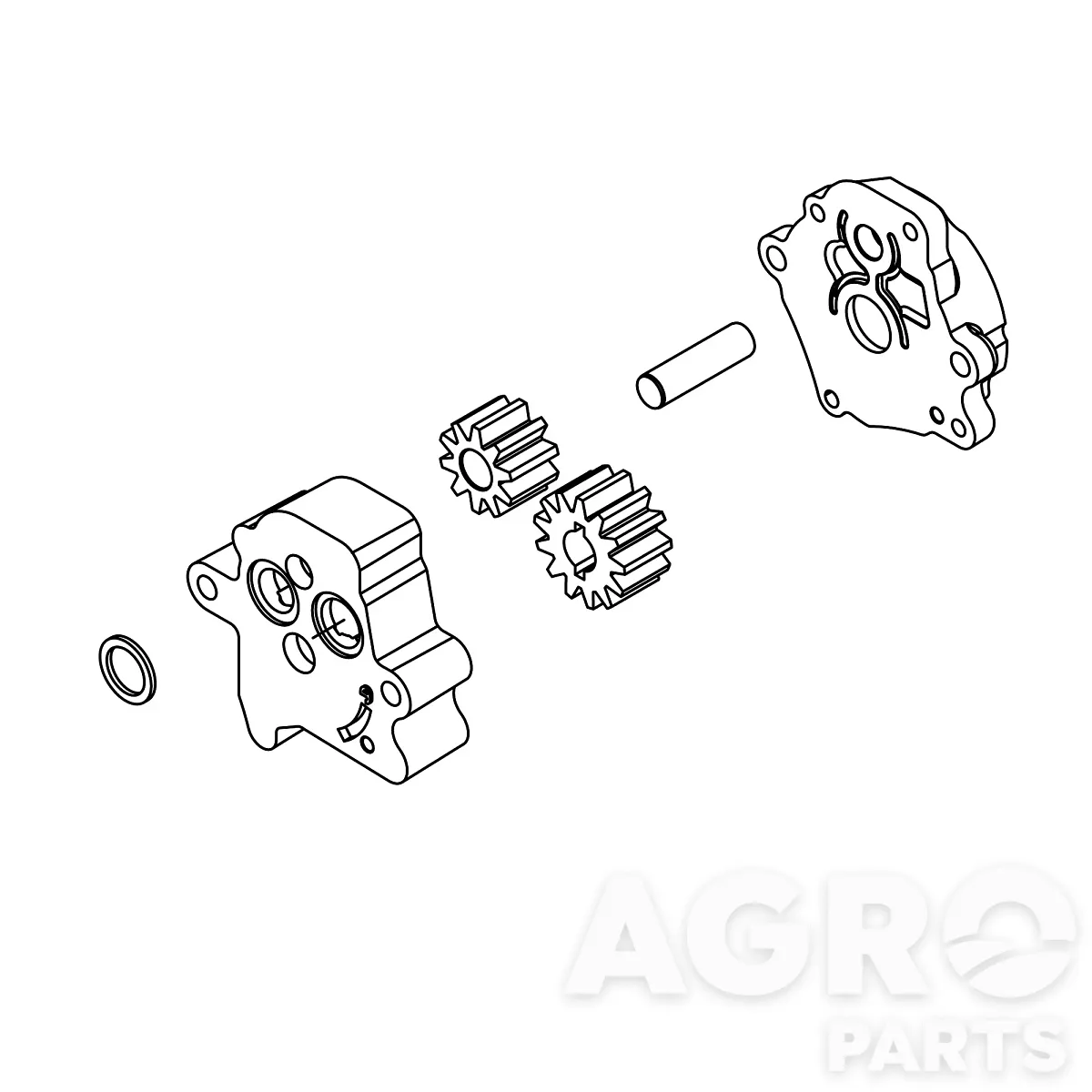 RE561126, Комплект насосов, John Deere