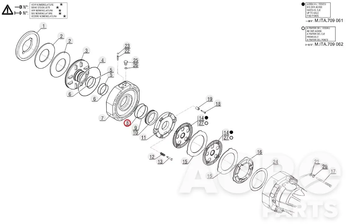108794, Уплотнительное кольцо, Manitou