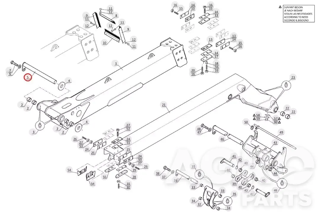 264561, ШТИФТ, Manitou