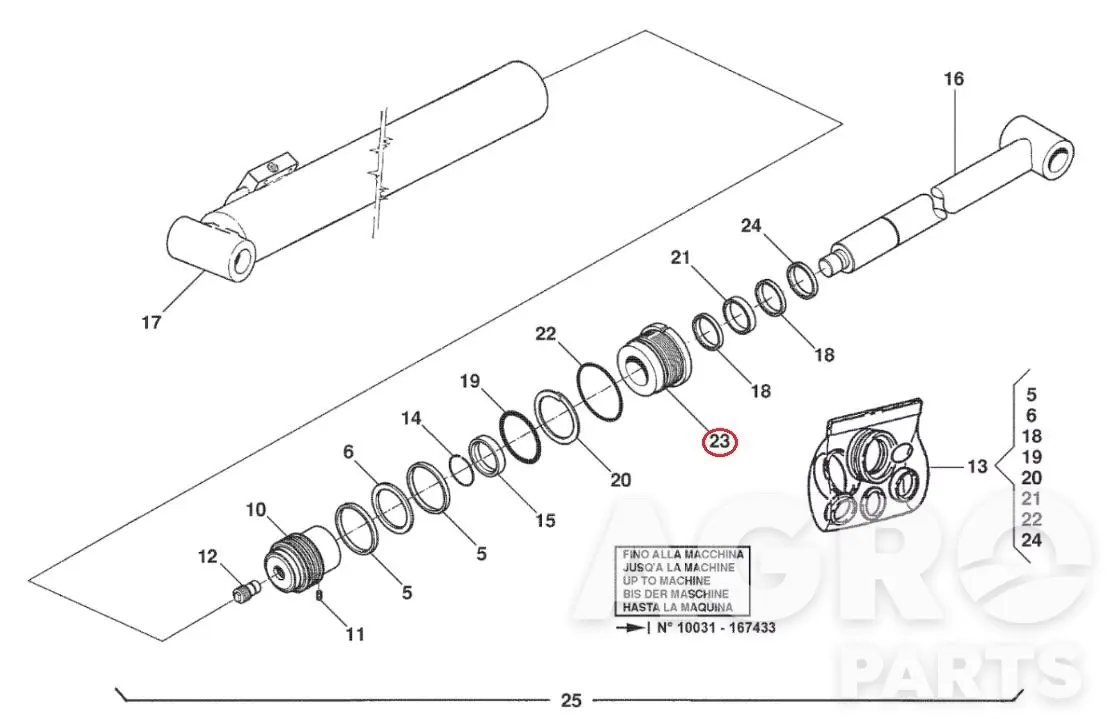 579599, Крепежное кольцо, Manitou