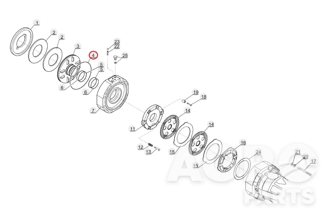 602279, Уплотнительное кольцо, Manitou
