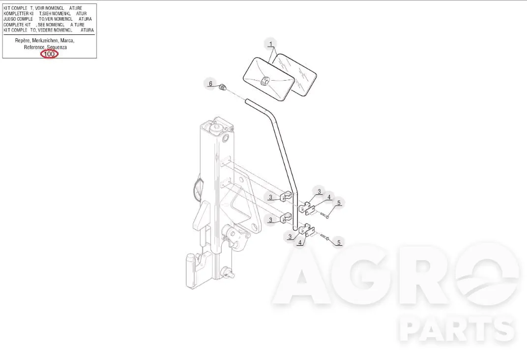 652091OPT, Комплект опции, Manitou