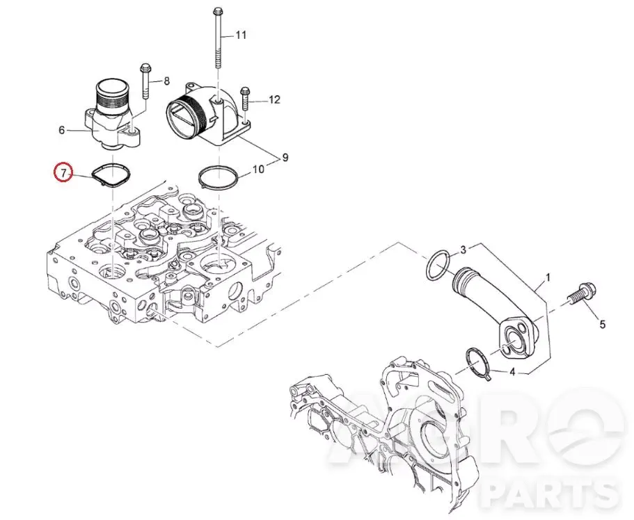 741000, Сальник, Manitou