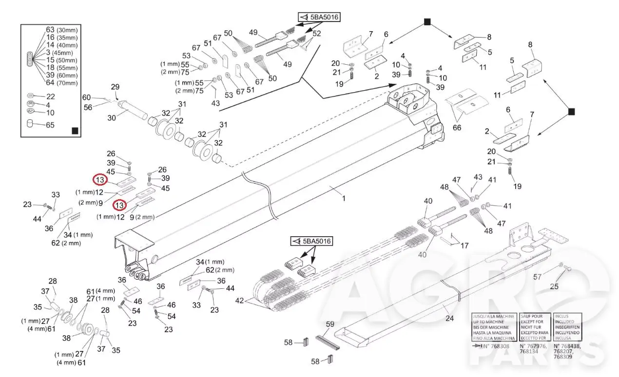 924800, Скользящая накладка, Manitou