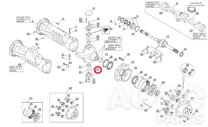943167, РУЛЕВОЙ ШТИФТ, Manitou